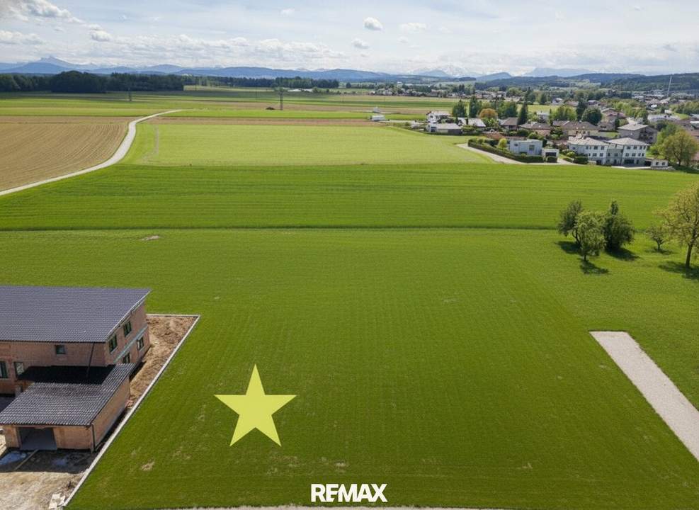 Baugrundstück in 5223 Pfaffstätt-Kuglberg – ruhig gelegen mit südlichem Panoramablick