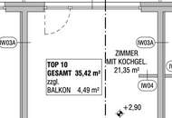 Neubau - 22 Erstbezug 1-2 Zimmer Wohnungen mit Loggia, Wärmepumpe & PV-Anlage