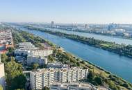 Exklusive möblierte Wohnung in den DANUBEFLATS mit phantastischem Ausblick