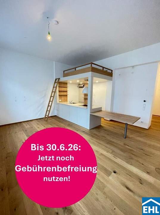 Nähe Naschmarkt: 1-Zimmerwohnung im DG-Ausbau eines stilvollen Altbaus