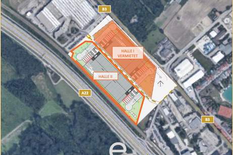 Neubau-Logistikhalle im Norden Wiens an der A22, Gewerbeobjekt-miete, 2100 Korneuburg