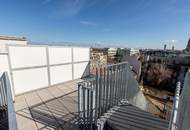 ERSTBEZUG mit DACHTERRASSE | DG-Maisonette Nähe Alte Donau | Traumhafter Fernblick | Teils hofseitig | Fernwärme | TG-Stellplatz optional | Ideal für Anleger oder Eigennutzer | Nachhaltiges Projekt
