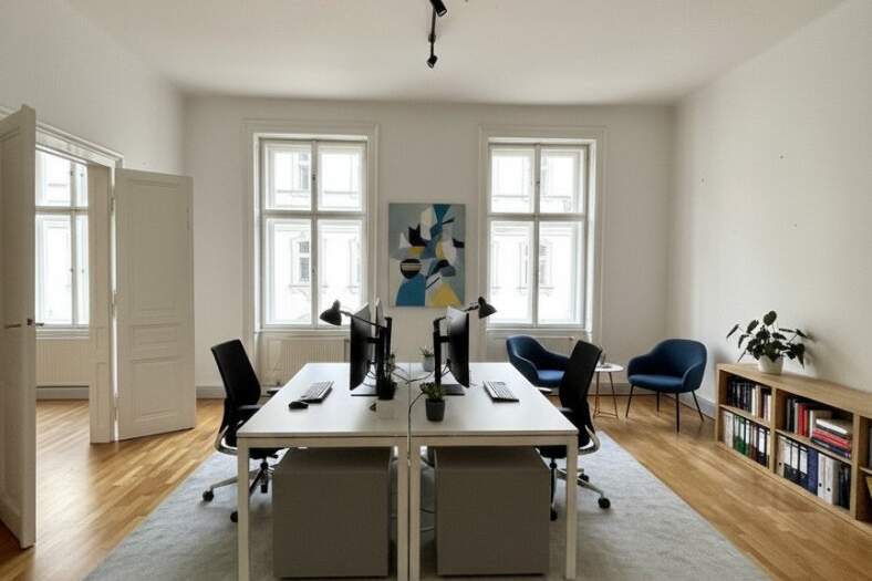 Zentrumsnahes Altbaubüro nahe U4/Stadtpark, 1030!, Gewerbeobjekt-miete, 2.531,67,€, 1030 Wien 3., Landstraße