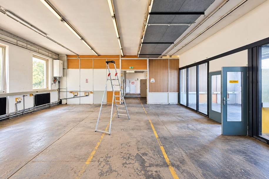 261m² Lagerhalle mit Büromöglichkeit | ebenerdige Zufahrt | ab sofort | Nähe Linzerstraße, Gewerbeobjekt-miete, 2.356,00,€, 1140 Wien 14., Penzing