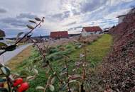 Schönes Baugrundstück mit Sicht auf Weinberge.