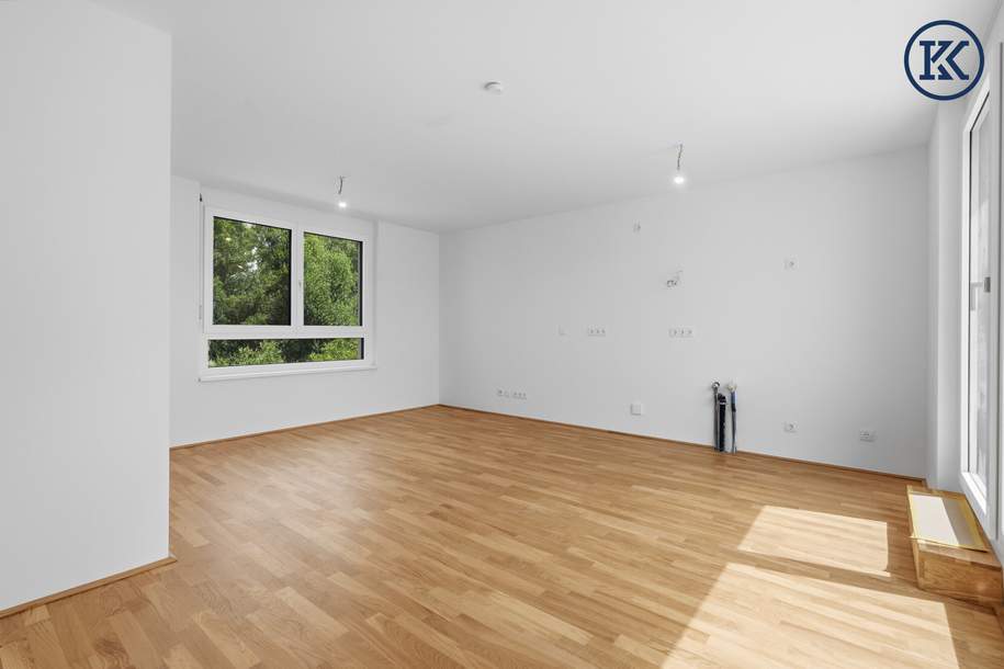 Zwischen zwei Terrassen zuhause: provisionsfreie 2-Zimmer-Wohnung mit doppelter Freifläche, Wohnung-kauf, 383.500,€, 1220 Wien 22., Donaustadt