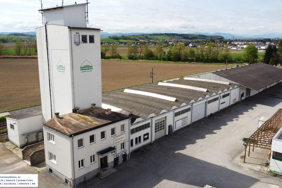 Großzügige Industriehalle in St. Valentin - 1311 m² zur Miete für Ihre Geschäftsideen, inkl. Büroräume auf 2 Etagen, Gewerbeobjekt-miete, 6,50,€, 4300 Amstetten