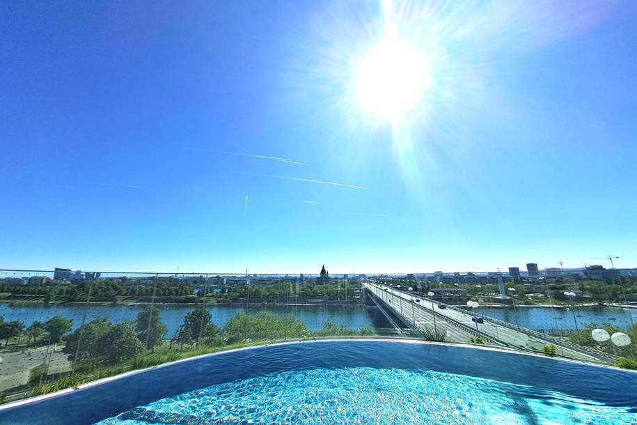 EXKLUSIVES UND CHARMANTES WOHNEN NAHE AM WASSER MIT ATEMBERAUBENDEM AUSBLICK & VIELEN ANNEHMLICHKEITEN, Wohnung-miete, 1.294,50,€, 1220 Wien 22., Donaustadt