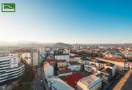 Ganz oben an(ge)kommen – Level Graz – Erstbezug mit urbanem Wohnflair