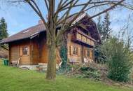 ***OPEN HOUSE Freitag, 7. März 2025 von 13 - 16 Uhr*** Charmantes Holzblockhaus in wunderschöner Naturrandlage in Bubing