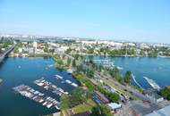 Blick zur Alten Donau vom 8.Liftstock - nähe U-Bahn und Donau Zentrum