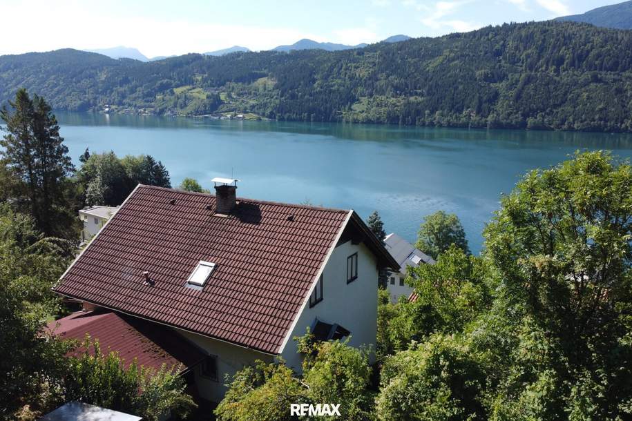 Über den Dächern von Millstatt. Seeblick. Sonnige Hanglage. Ein Haus mit Potenzial., Haus-kauf, 462.000,€, 9872 Spittal an der Drau