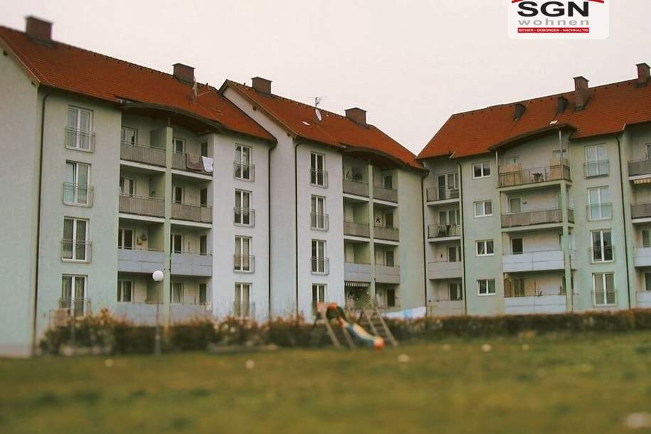 2-Zimmerwohnung mit Balkon mit Kaufoption, Wohnung-miete, 410,93,€, 2632 Neunkirchen