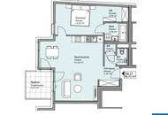Schöne 2 Zimmerwohnung mit Freifläche nahe dem Floridsdorfer Wasserpark