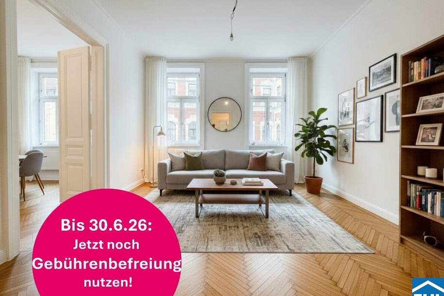 2,5 Zimmerwohnung in Wiener Altbau Nähe Türkenschanzpark, Wohnung-kauf, 529.000,€, 1180 Wien 17., Hernals