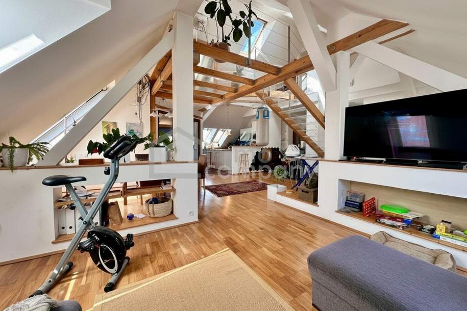 Großzügige 4-Zi DG-Wohnung 194m² mit Balkon &amp; Loggia in Bad Pirawarth um 335.000€, Wohnung-kauf, 335.000,€, 2222 Gänserndorf