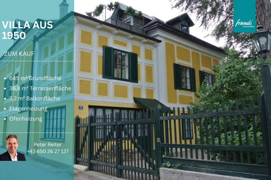 1750 erbaute Villa - MÄRCHENHAFTES LEBENSGEFÜHL, Haus-kauf, 950.000,€, 2551 Baden