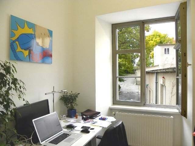 ALL INCLUSIVE MIETE: ca. 8m² Büro mit Gartenblick + allg. Räume! inkl. Heizung, Internet, Reinigung, Besprechungsräume, Parkplatz etc.!