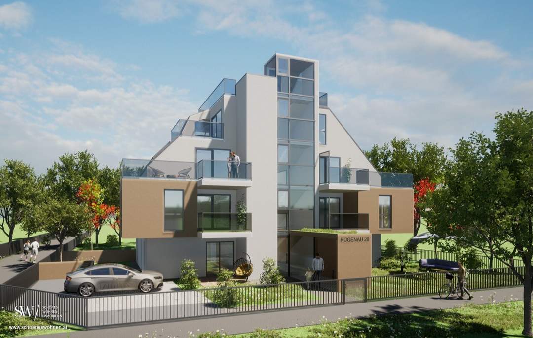 *Moderne Neubau-Maisonette mit direktem Liftzugang zur Dachterrassenwohnung mit Panoramablick* - WOHNOASE beim Mühlwasser