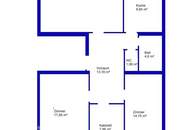 Wohnen im Grünen mit Stadtanschluss: 4 Zimmer | Loggia | PKW-Stellplatz