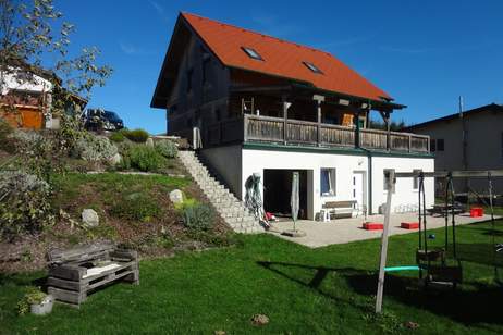 NEUWERTIGES HOLZBLOCKHAUS IN SONNIGER SÜDHANGLAGE! Jetzt mit Drohnenvideo!, Haus-kauf, 449.000,€, 2851 Wiener Neustadt(Land)