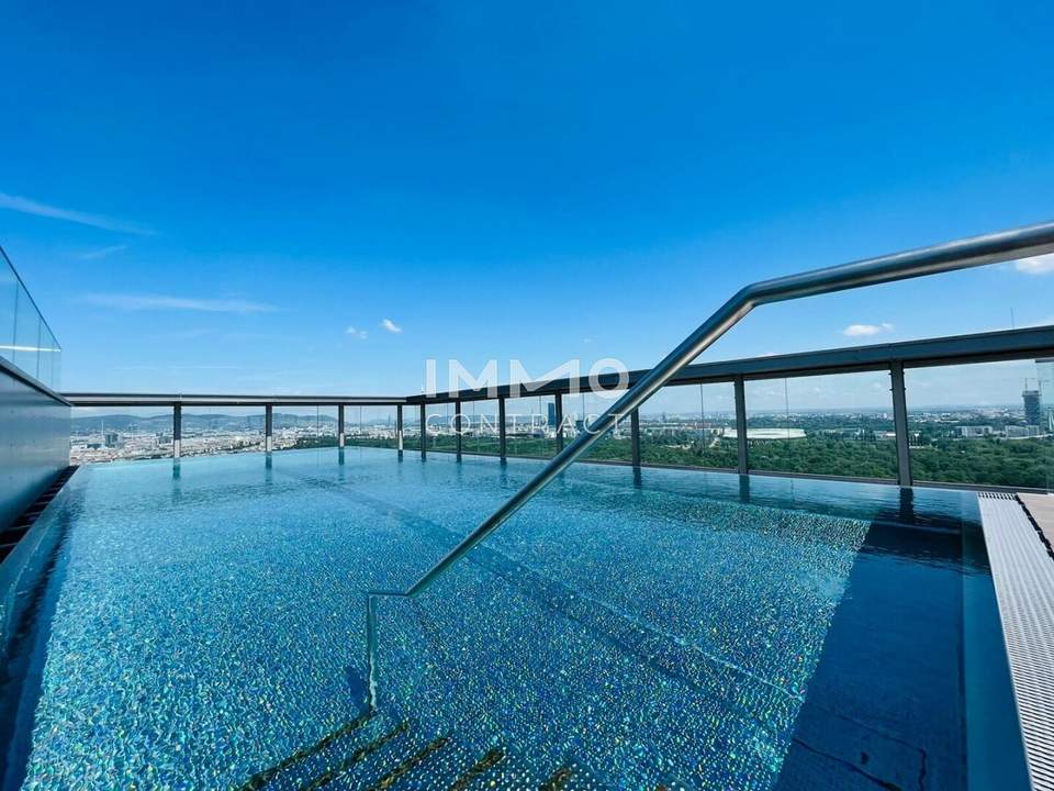 TrIIIple - Luxuriöse 2-Zimmer Wohnung mit 18 m² großem Balkon und Ausblick auf den grünen Prater!