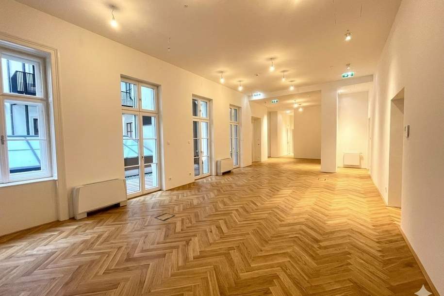 Repräsentative Büro-Residenz mit privater Terrasse - High-End-Office | Exklusiver Erstbezug, Gewerbeobjekt-miete, 8.968,63,€, 1010 Wien 1., Innere Stadt