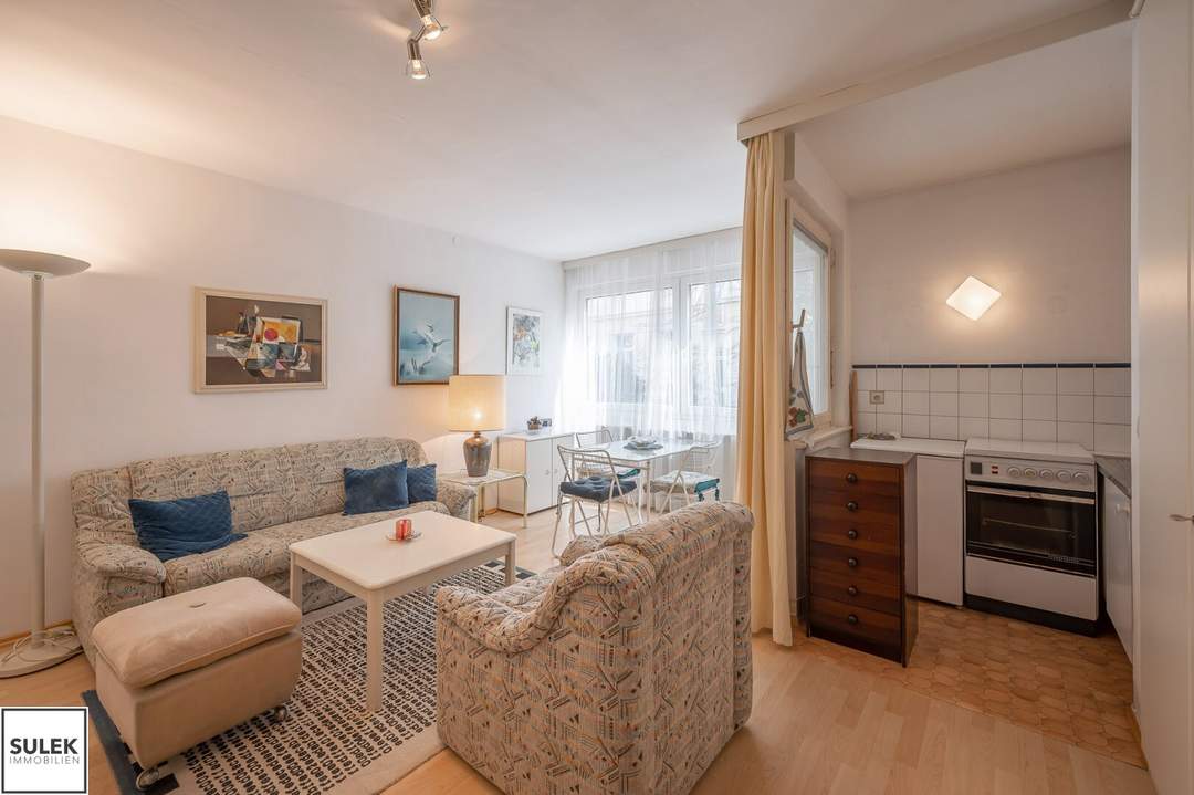 **ab 01/27 ** vollmöblierte Singlewohnung in der Münichreiterstraße in U4-Nähe ** EUR 700 inkl. Heizkosten **