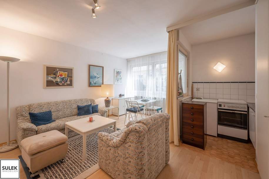 **ab 01/27 ** vollmöblierte Singlewohnung in der Münichreiterstraße in U4-Nähe ** EUR 700 inkl. Heizkosten **, Wohnung-miete, 700,00,€, 1130 Wien 13., Hietzing