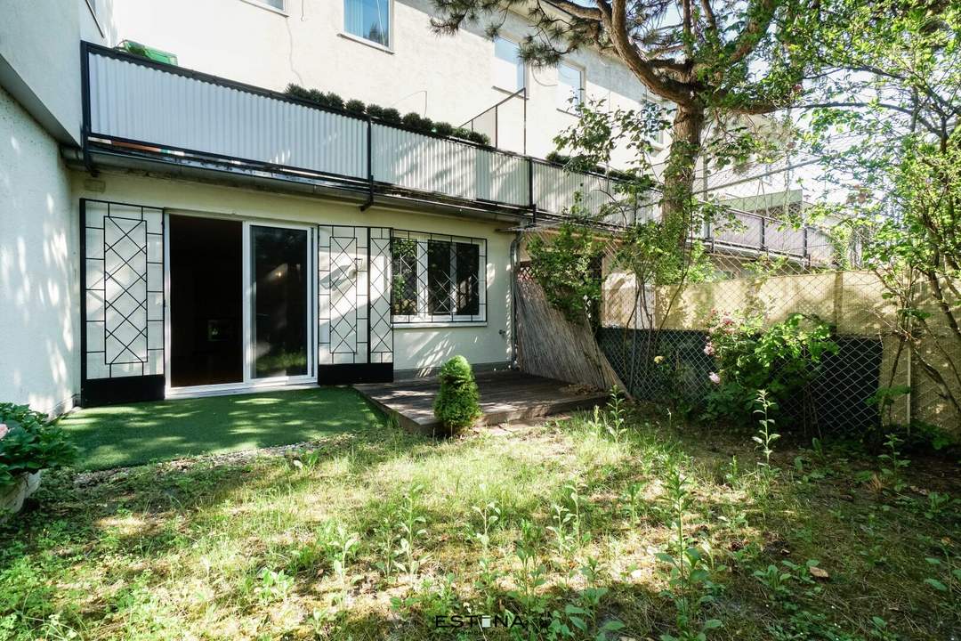 Charmante Gartenwohnung mit Garage und idealer Anbindung