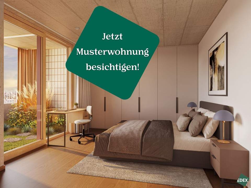 VILLAGE IM DRITTEN | Familienhit mit 4 Zimmern, Balkon und Eigengarten