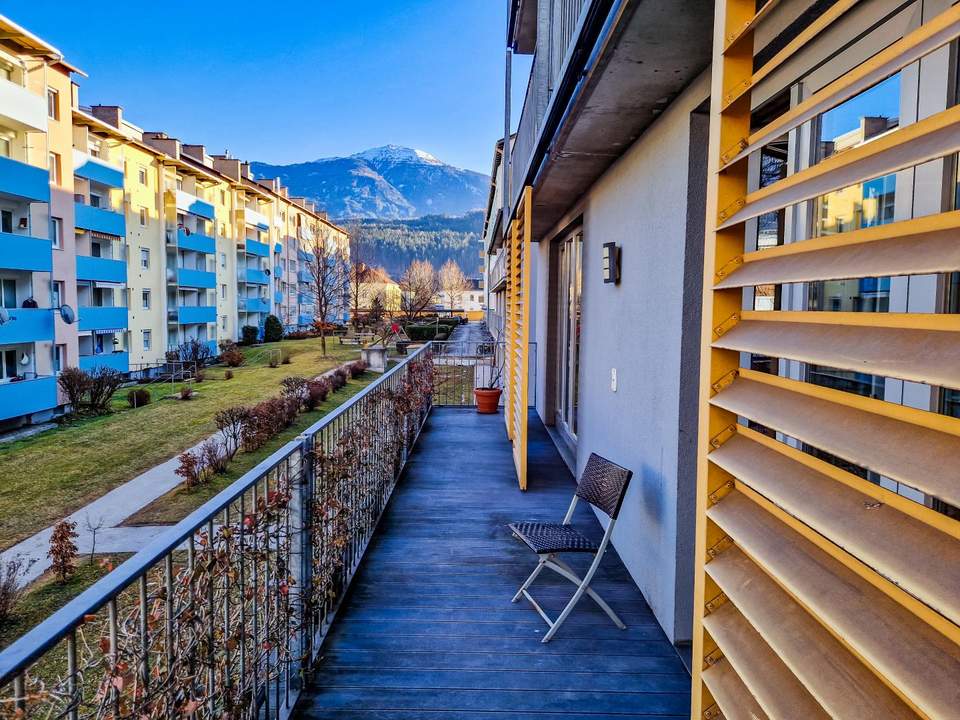 Traumhafte 2-Zimmer-Wohnung mit 22 m² großen Balkon &amp; TG-Abstellplatz in der Dr. Glatz-Straße!