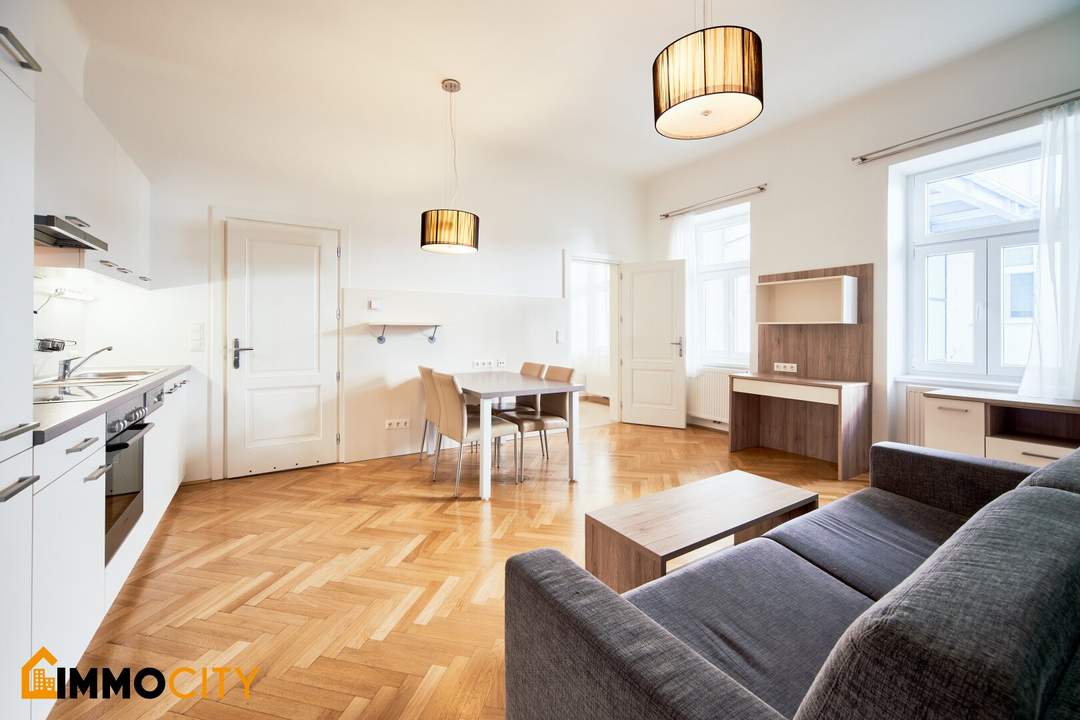 Charmante 2-Zimmer-Wohnung inkl. Küche (Bosch) in der Kaiserstraße 26, 1070 Wien, Nur 300 m bis zur Mariahilfer Straße