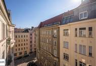 ** Repräsentatives Altbau-Büro mit Klimaanlage und Balkon – ca. 201 m² vis à vis Wien Mitte / The Mall; ab sofort **