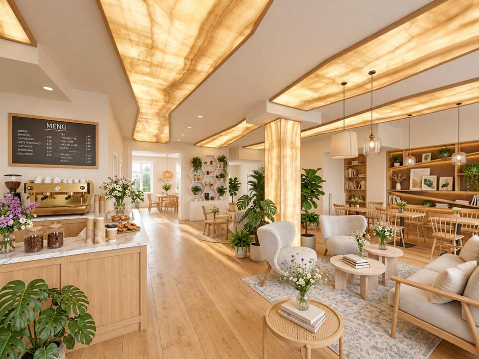 Coffee, Brunch & mehr: Vielfältig nutzbare Gastrofläche nebst Hauptplatz mit großem Lagerbereich | Sofort anmietbar