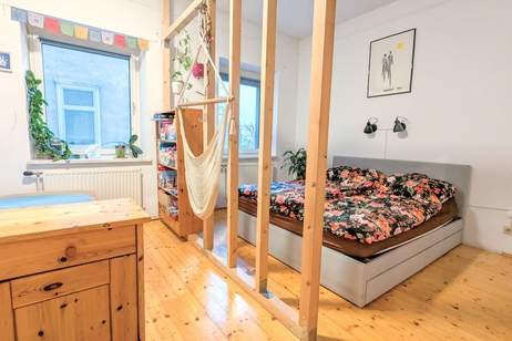 Vorgarten: Gemütliche Balkonwohnung + Idealer Grundriss + Sonniges Wohnzimmer + Teilbar auf 2-3 Zimmer, Wohnung-kauf, 330.000,€, 1200 Wien 20., Brigittenau