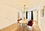 Typisch Wiener Altbauflair mit Flügeltüren und Holzkastenfenstern! Hofseitige 2-Zimmer-Wohnung im 4. Liftstock!