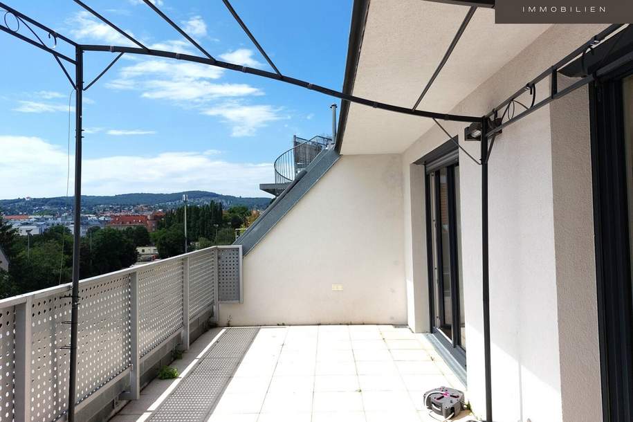 DAS DOMIZIL IHRER TRÄUME | ELEGANTE 3 ZIMMER DG-WOHNUNG 109 m² | SÜDWESTTERRASSE 18m²| TOPZUSTAND | RUHELAGE, Wohnung-miete, 2.167,00,€, 1170 Wien 17., Hernals