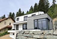 Modernes Griffner-Architektenhaus mit Burgblick