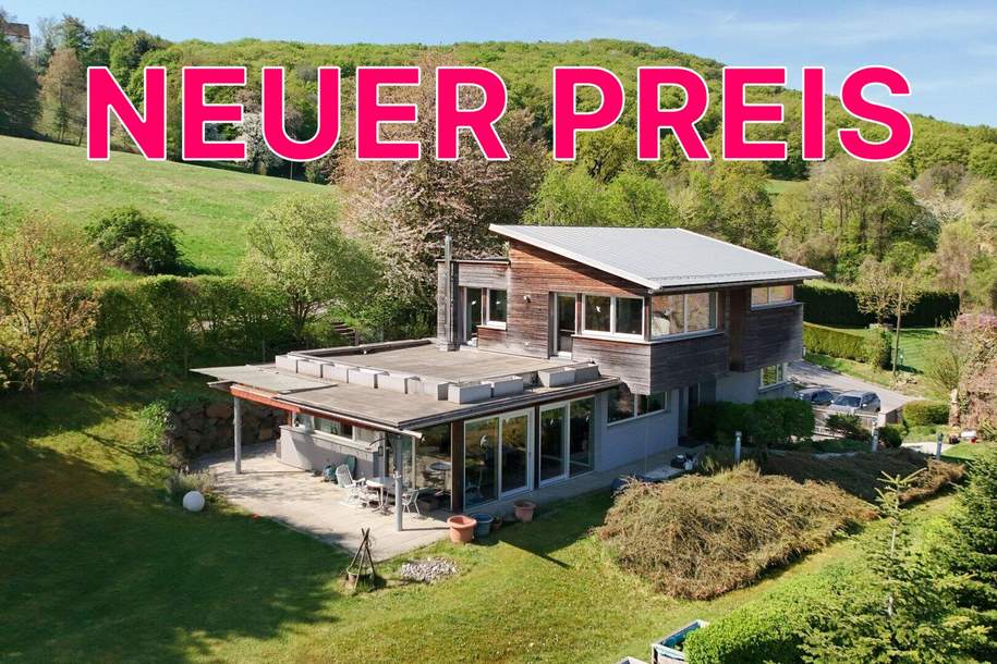 Nachhaltig wohnen mit Erdwärme – Architektenhaus in idyllischer Grünruhelage mit Weitblick, Haus-kauf, 1.190.000,€, 3041 Sankt Pölten(Land)