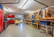 Bungalow nahe Wien - Top-Zustand - Schwimmbiotop - parkähnlicher Garten - Garage - Werkstatt