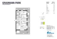 Lebenswert inmitten der Stadt: Penthouse mit 77m² Terrasse im Graumann-Park