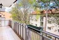 Großer Balkon erstreckt sich über Wohn- und Schlafzimmer | sehr ruhige Grünlage bei Grinzing | ideale Raumaufteilung |