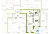 Neuwertige 2-Zimmer-Wohnung mit Loggia &amp; Garage in Kalsdorf bei Graz!