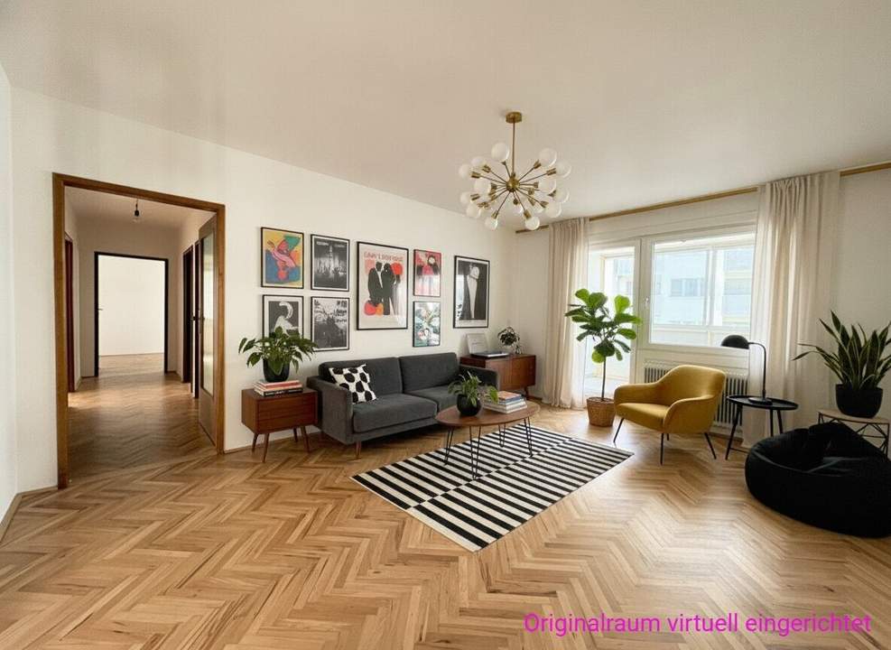 PARADIESISCH VIEL PLATZ FÜR FAMILIEN ODER STUDIERENDE - 5-ZIMMER-WOHNUNG MIT GROSSER LOGGIA
