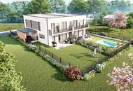 BAUBEGINN ERFOLGT! NUR NOCH 2 HÄUSER VERFÜGBAR. EXKLUSIVES DOPPELHAUSPROJEKT. 5 ZIMMER. ZIEGELHAUS MIT KELLER, BALKON, TERRASSE, CARPORT.