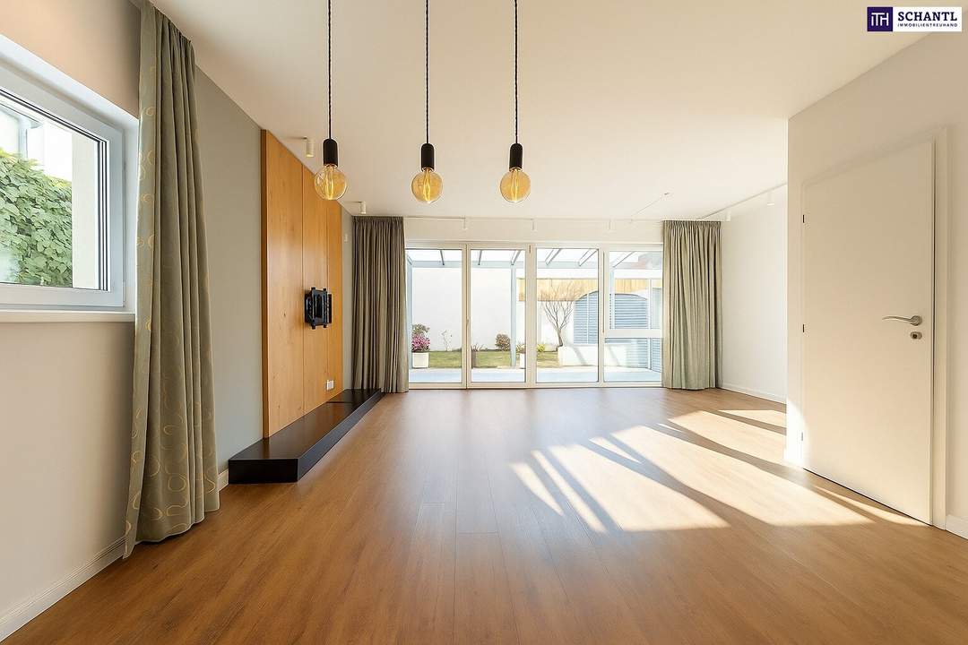 Wo Sonne, Wasser und Raum sich treffen – Ihr neues Familienglück nahe oberem Mühlwasser + Klimaanlage + uneinsichtiger Garten + Stellplatz + Eigengrund