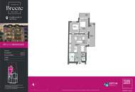 BREEZE - Zwei Balkone, ein klarer Grundriss – beliebte 3-Zimmer-Vorsorgewohnung