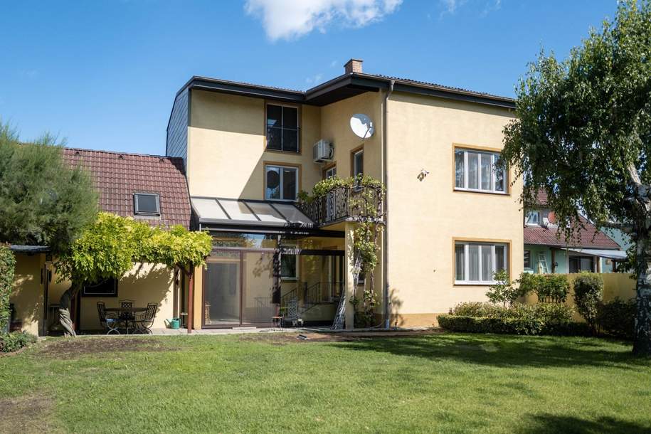 "Schlossflair trifft mediterranes Lebensgefühl – außergewöhnliches Familiendomizil in Hausleiten", Haus-kauf, 599.000,€, 3464 Korneuburg
