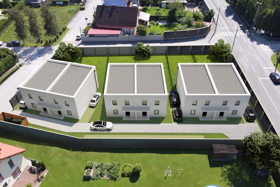 Baugrund mit baugenehmigtem Projekt für 3 Doppelhäuser in Wilhelmsburg, Grund und Boden-kauf, 319.000,€, 3150 Sankt Pölten(Land)